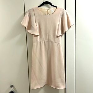 Club Monaco cream pink dress